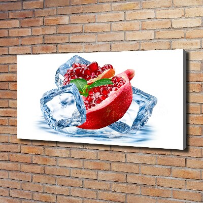Quadro stampa su tela Melograno con ghiaccio