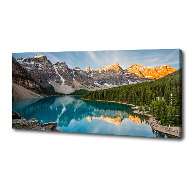 Foto quadro su tela Lago tra le montagne