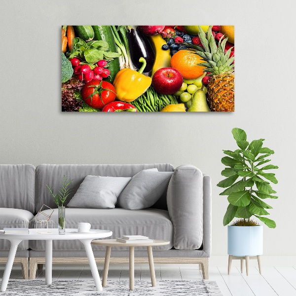 Foto quadro su tela Verdura e frutta