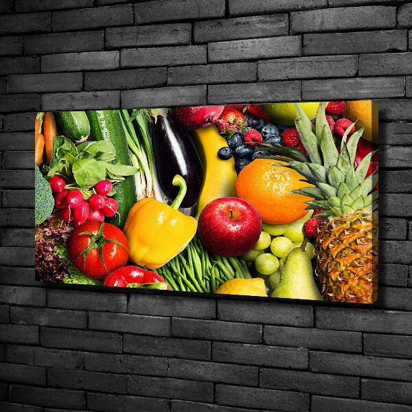 Foto quadro su tela Verdura e frutta