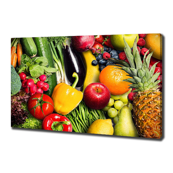 Foto quadro su tela Verdura e frutta