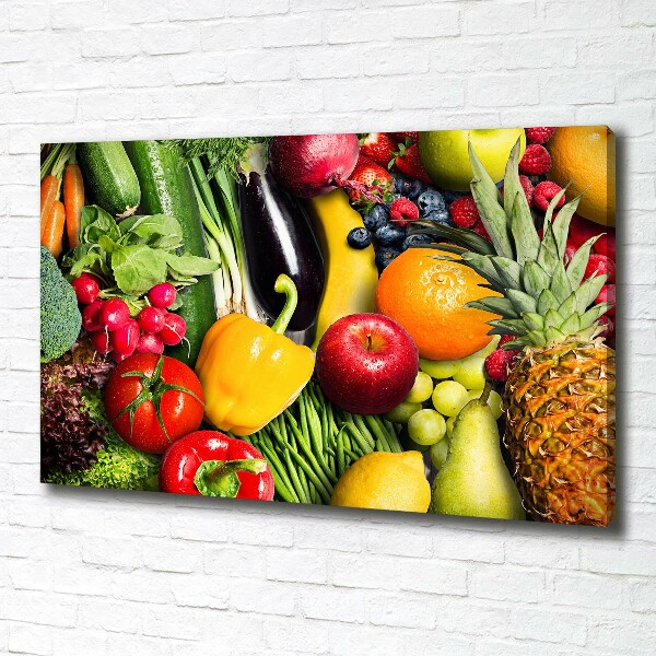 Foto quadro su tela Verdura e frutta