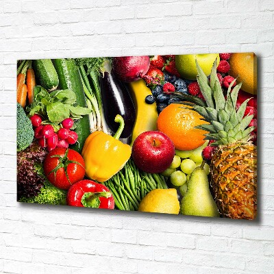 Foto quadro su tela Verdura e frutta