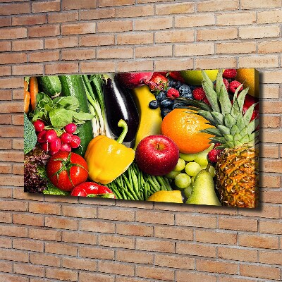 Foto quadro su tela Verdura e frutta