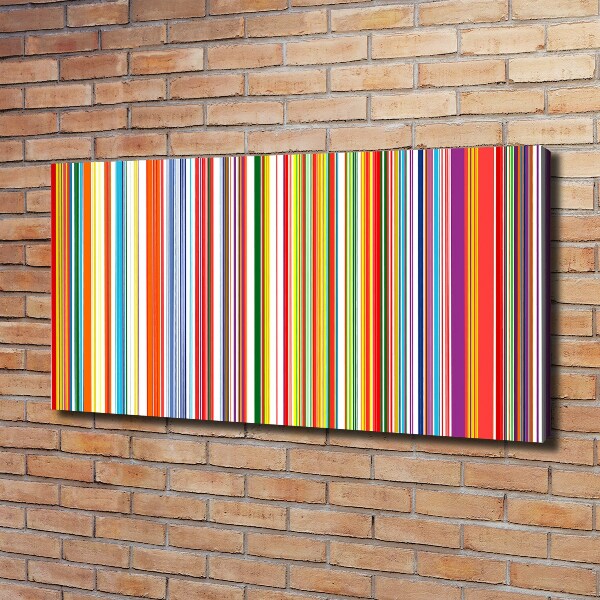 Quadro stampa su tela Strisce colorate