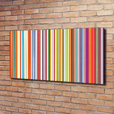 Quadro stampa su tela Strisce colorate