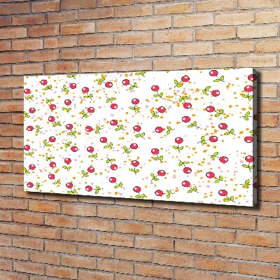 Quadro stampa su tela Ciliegie