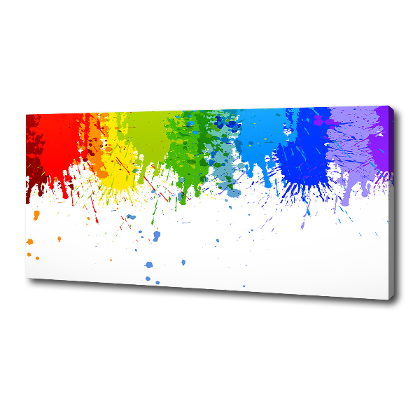 Quadro su tela Macchie arcobaleno