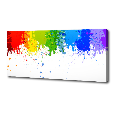 Quadro su tela Macchie arcobaleno