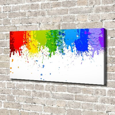 Quadro su tela Macchie arcobaleno