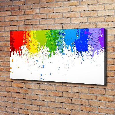 Quadro su tela Macchie arcobaleno