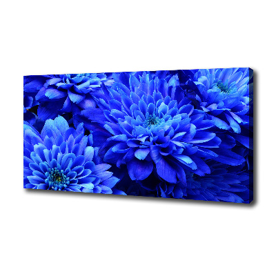 Quadro su tela Aster blu