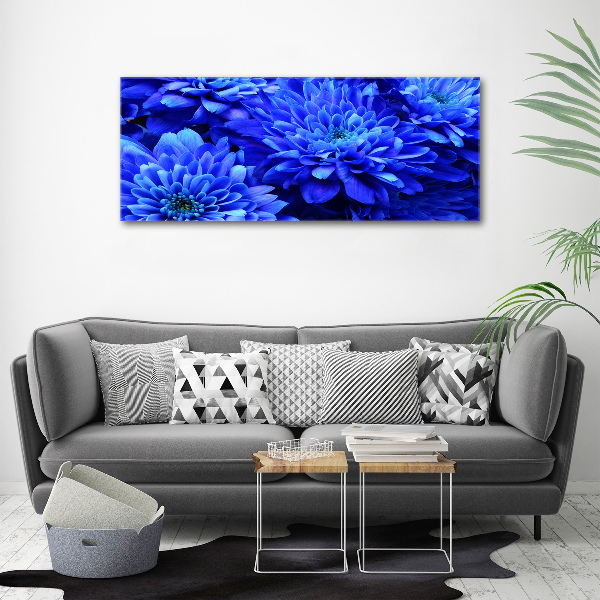 Quadro su tela Aster blu