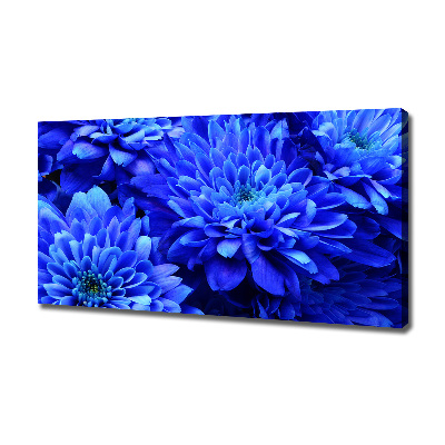 Quadro su tela Aster blu