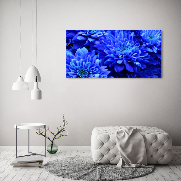 Quadro su tela Aster blu