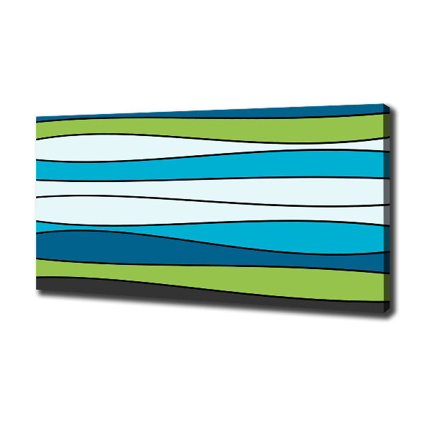 Quadro stampa su tela Strisce colorate