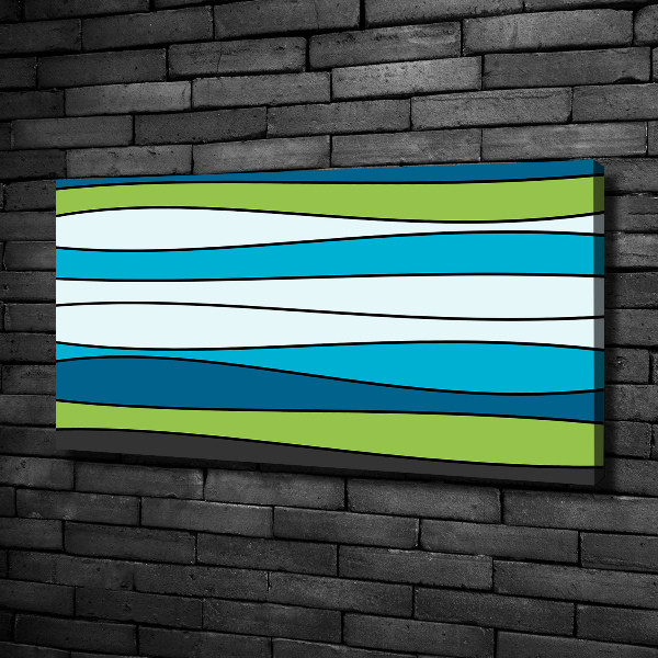 Quadro stampa su tela Strisce colorate