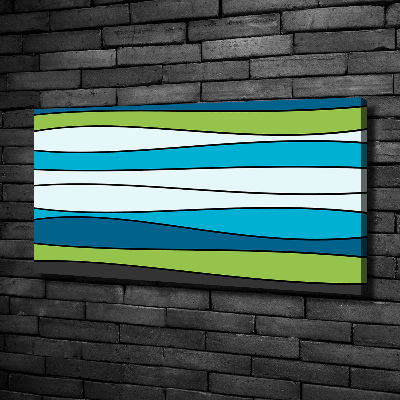 Quadro stampa su tela Strisce colorate