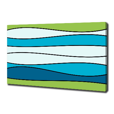 Quadro stampa su tela Strisce colorate