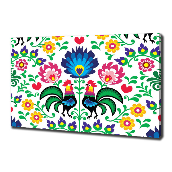 Quadro stampa su tela Modello etnico