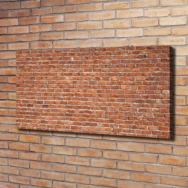 Foto quadro su tela Muro di mattoni