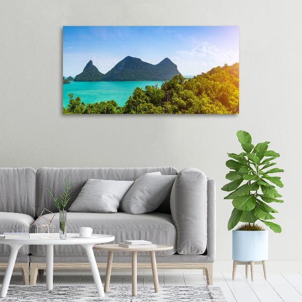 Quadro stampa su tela Panorama Thailand