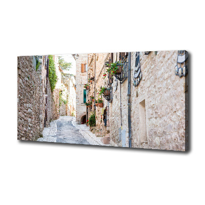 Quadro su tela Viale cittadino