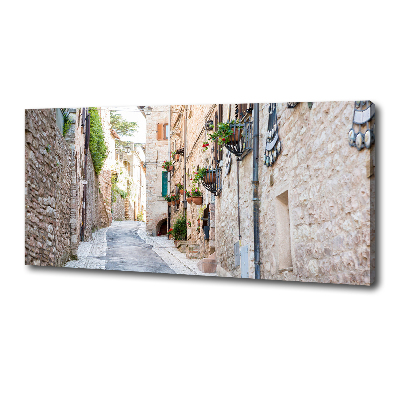 Quadro su tela Viale cittadino