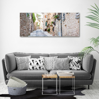 Quadro su tela Viale cittadino