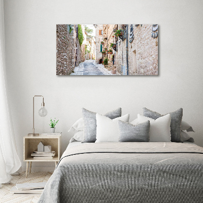Quadro su tela Viale cittadino