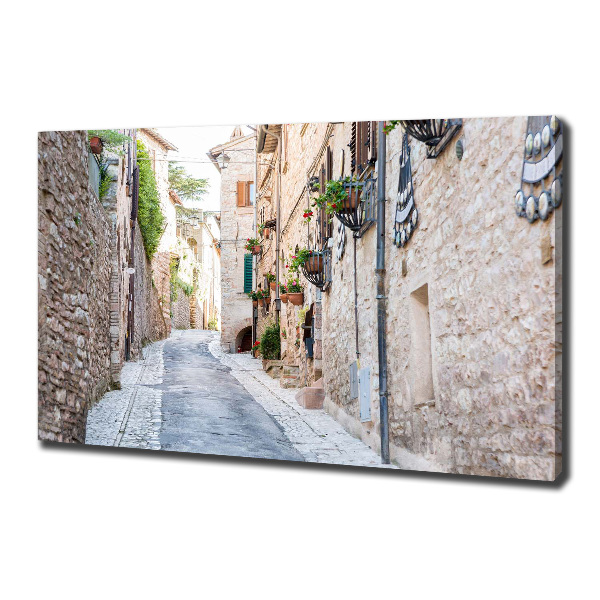 Quadro su tela Viale cittadino