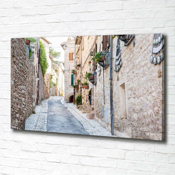 Quadro su tela Viale cittadino