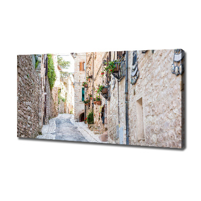 Quadro su tela Viale cittadino