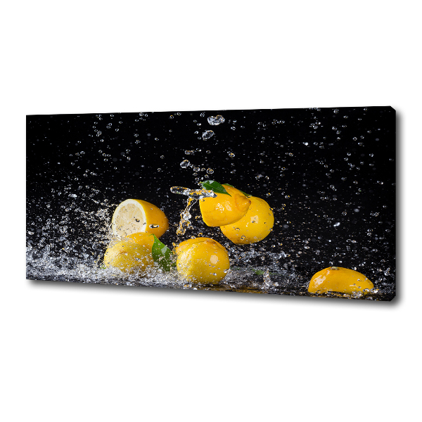 Quadro stampa su tela Limoni e acqua