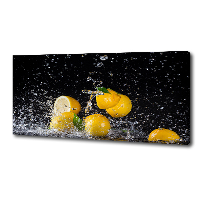 Quadro stampa su tela Limoni e acqua