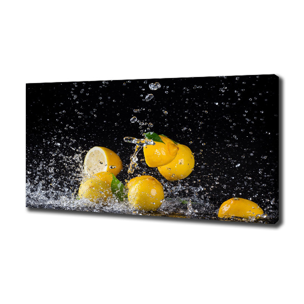 Quadro stampa su tela Limoni e acqua