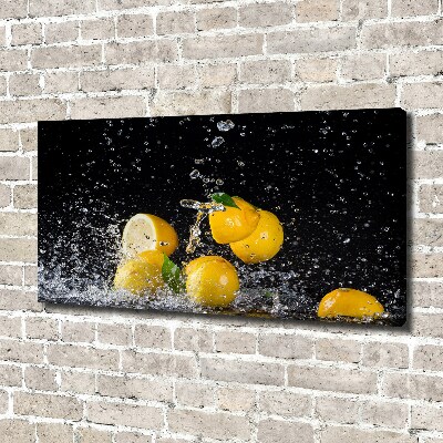 Quadro stampa su tela Limoni e acqua