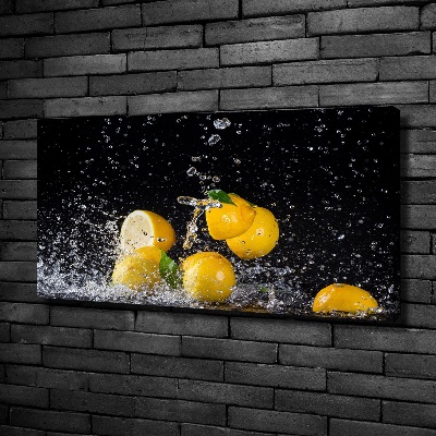 Quadro stampa su tela Limoni e acqua