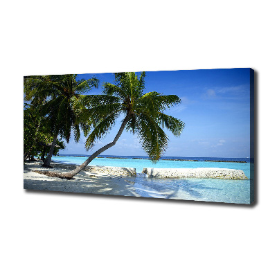 Quadro su tela Spiaggia tropicale
