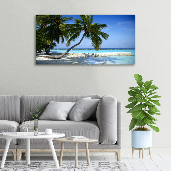 Quadro su tela Spiaggia tropicale