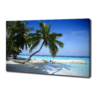 Quadro su tela Spiaggia tropicale