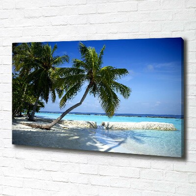 Quadro su tela Spiaggia tropicale