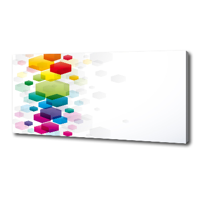 Quadro stampa su tela Cubi colorati