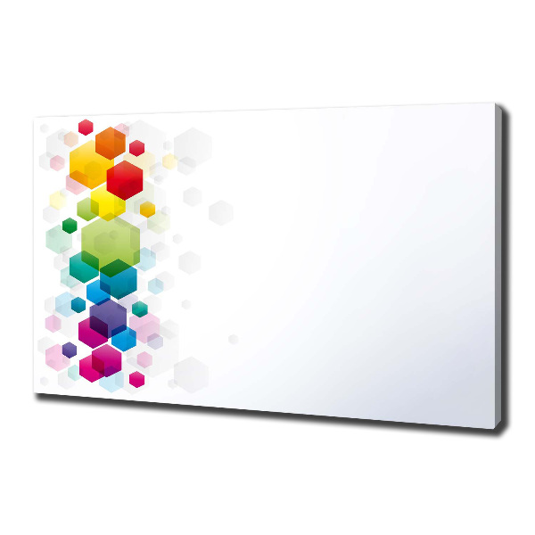 Quadro stampa su tela Cubi colorati