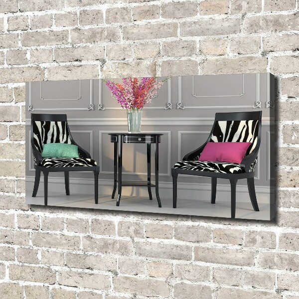 Quadro su tela Due sedie