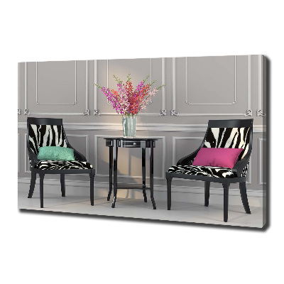 Quadro su tela Due sedie