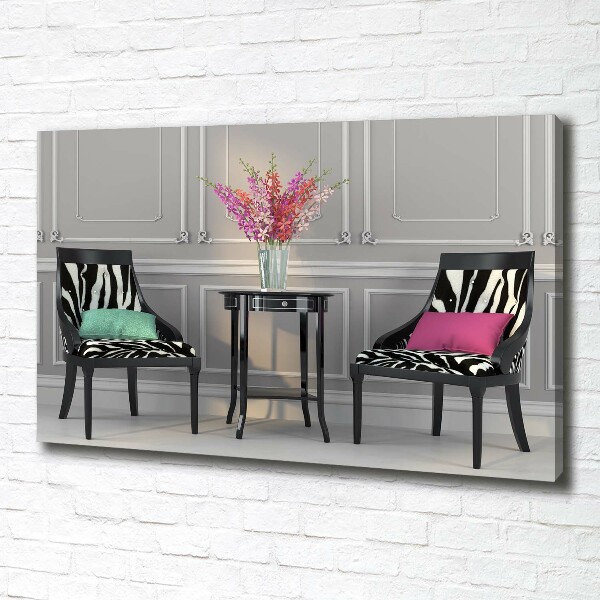 Quadro su tela Due sedie