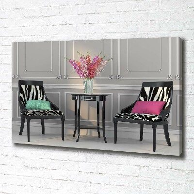 Quadro su tela Due sedie