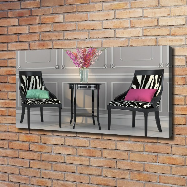 Quadro su tela Due sedie