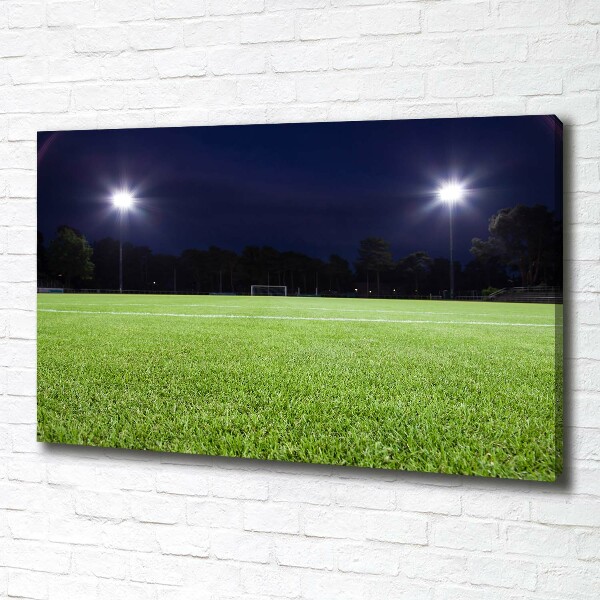 Foto quadro su tela Campo da calcio